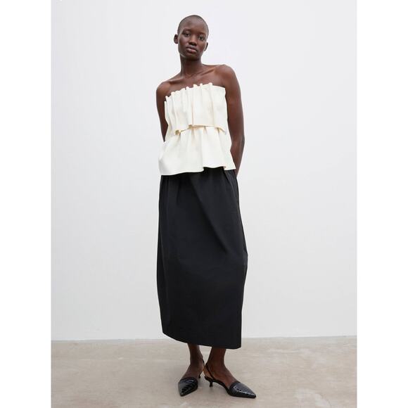 House Of Dagmar Sculpted Tube Top Ivory - 36/S - Picture 5 of 6